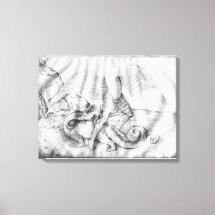 Erzengel St Michael, c.1450 Leinwanddruck