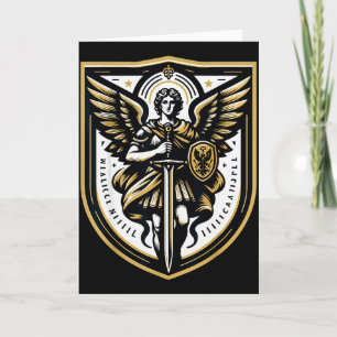 Erzengel St. Michael Christlich Karte