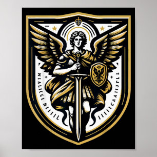 Erzengel St. Michael Christlich Poster