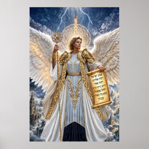 Erzengel Uriel: Himmlischer Wächter des Lichts Poster