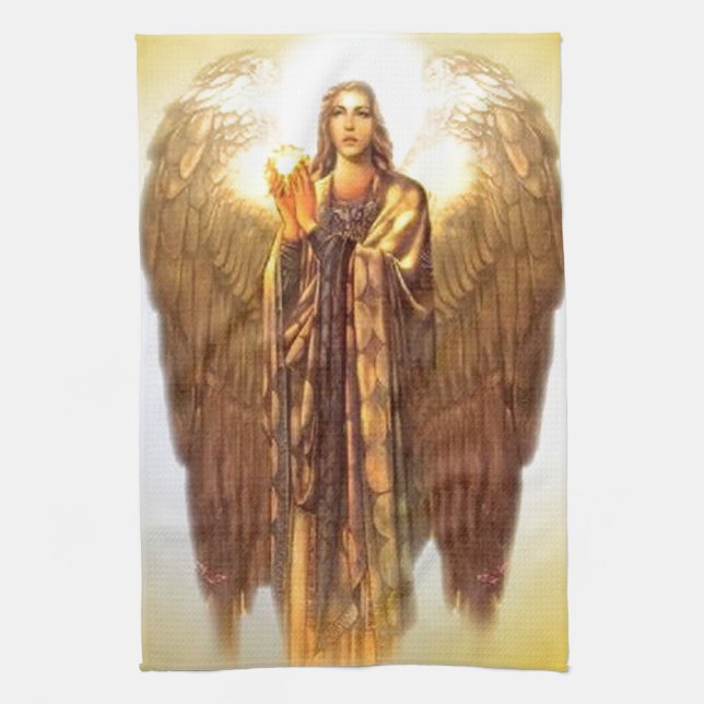 Erzengel Uriel Küchentuch (Vertikal)