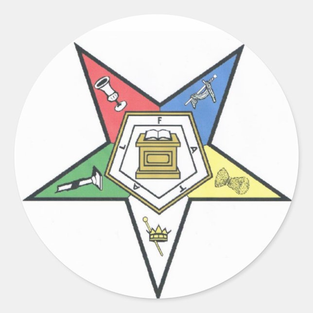 Erzeugnisse der EU Runder Aufkleber (Vorderseite)