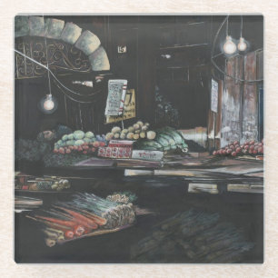 Erzeugnisse einer gequälten Ernte, Jerusalem Glasuntersetzer