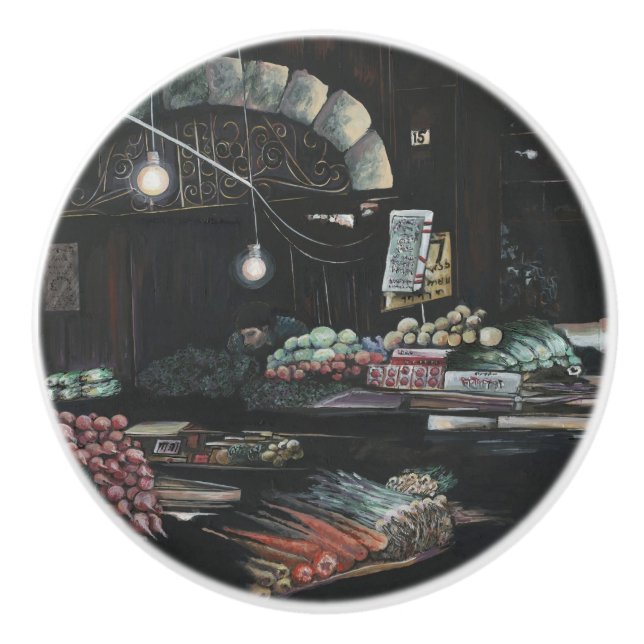 Erzeugnisse einer gequälten Ernte, Jerusalem Keramikknauf (Vorderseite)