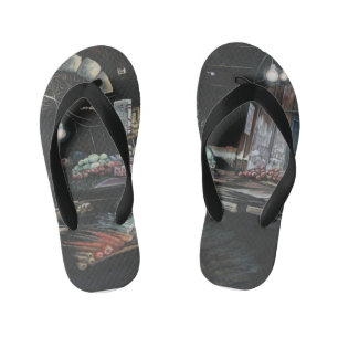 Erzeugnisse einer gequälten Ernte, Jerusalem Kinderbadesandalen