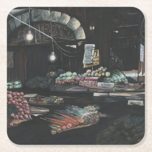 Erzeugnisse einer gequälten Ernte, Jerusalem Rechteckiger Pappuntersetzer