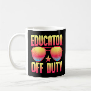Erzieher der Pflicht Unterrichten Sunglass Retro L Kaffeetasse
