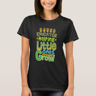 Erzieher hilft Lilu2019 Ones wachsen Lebenszitat T T-Shirt