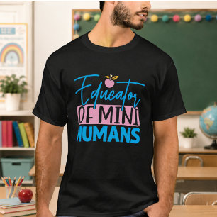 Erzieher von Mini-Menschen Notizbuch – Lustiger Le T-Shirt