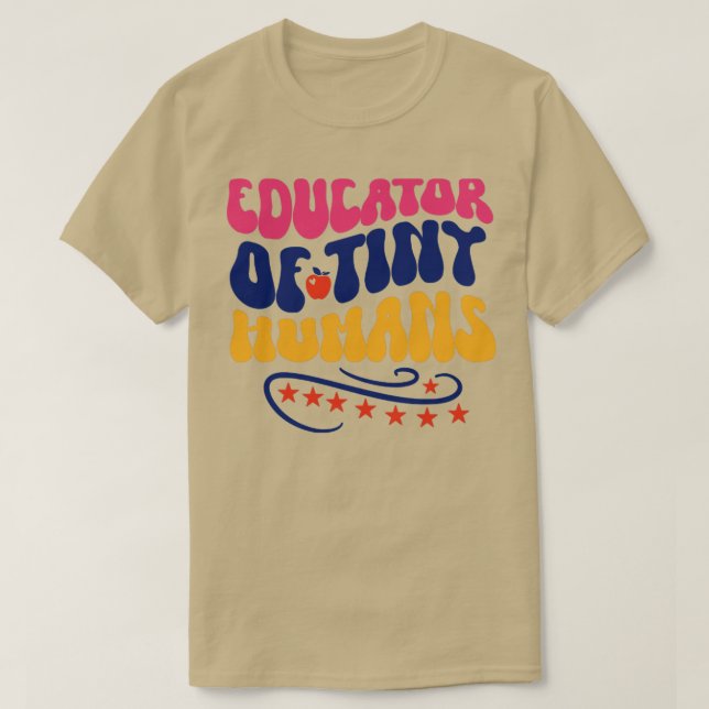 Erzieher winziger Menschen T-Shirt (Design vorne)