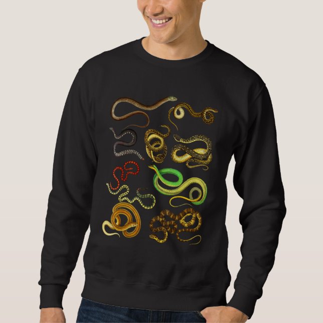 Erzieherische Schlangen Sweatshirt (Vorderseite)