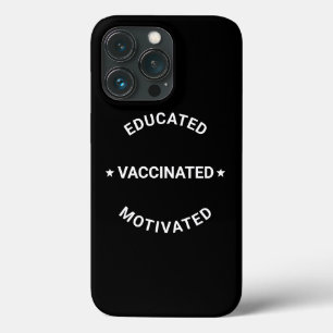 Erziehter geimpfter motivierter lustiger Abschluss Case-Mate iPhone Hülle