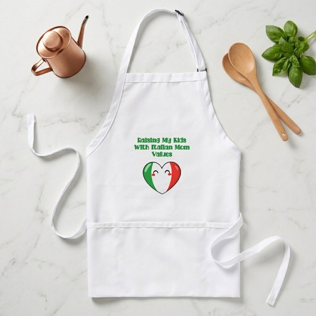 Erziehung meiner Kinder mit italienischen Mutterwe Schürze (Von Creator hochgeladen)