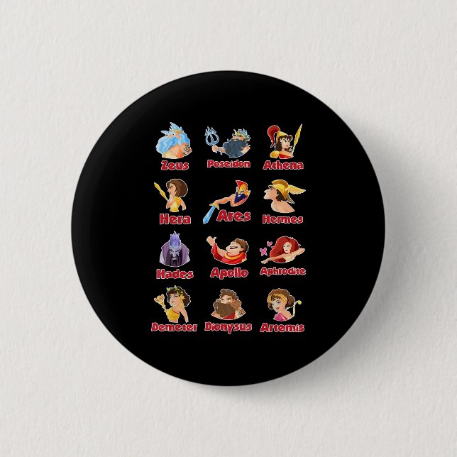Erziehungsgötter und Göttinnen des alten Griechisc Button (Vorderseite)