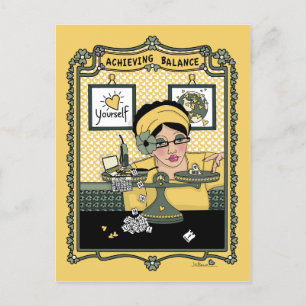 Erzielen eines Saldos_C_Postkarte Postkarte