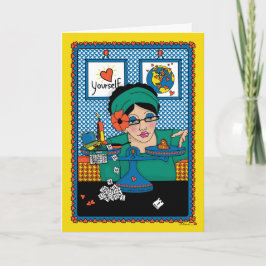 Erzielen von Balance_B_Grußkarte Karte