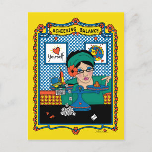 Erzielung eines Saldos_B_ Postkarte