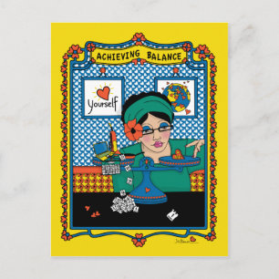 Erzielung eines Saldos_B_ Postkarte