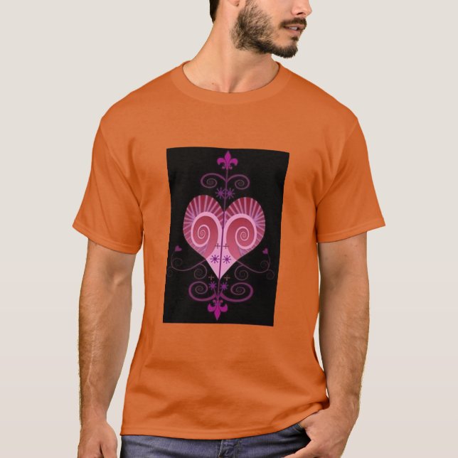 ERZULI FREDA DAHOMEY VEVE SECRET VODOU GEOMETRY T-Shirt (Vorderseite)