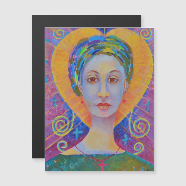 Erzulie Freda Voodoo Magnetkarte (Vorne/Hinten)