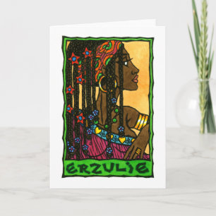 Erzulie Greeting Card Karte