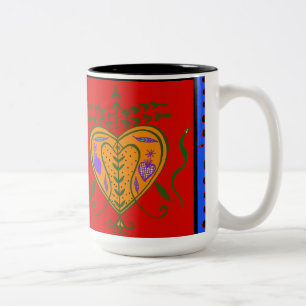 Erzulie Liebe Spirit Zauber Zweifarbige Tasse