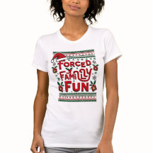 Erzwungener Familienspass Sarcastic Erwachsene Wei