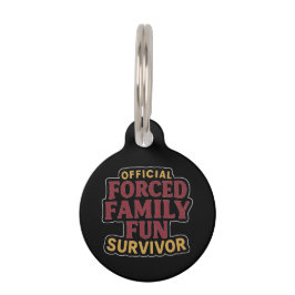 Erzwungener Familienspass Survivor Funny Family Wi Haustiermarke