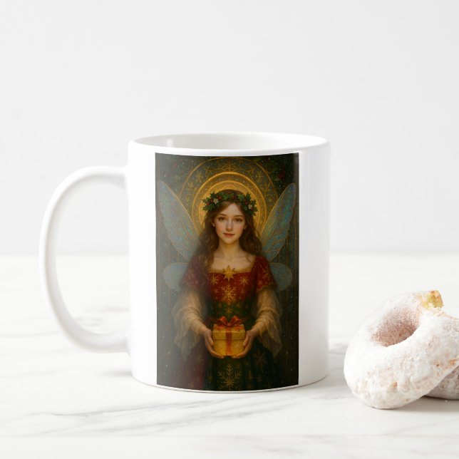 ES001_Enchanting Fairy - Christmas Edition #1 Kaffeetasse (Mit Donut)
