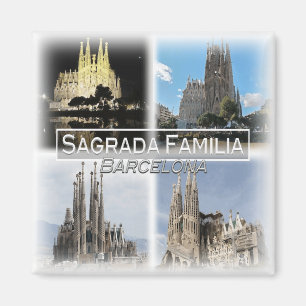 ES0126 Europe, Spanien, Barcelona, Sagrada Familia Magnet