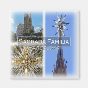 ES0127 Europe, Spanien, Barcelona, Sagrada Familia Magnet