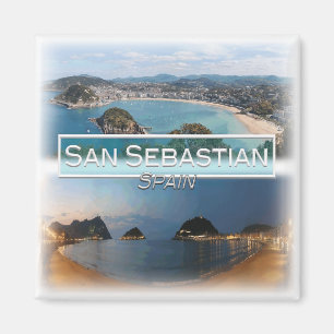 ES0150 Europa, Spanien, San Sebastian, Kühlschrank Magnet