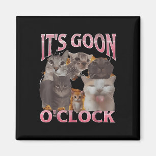 Es's Goon O'clock Funny Cat Ironic Meme Me Magnet