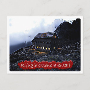 Es - Alpenhütte Ottone Brentari - Dolomiten - Postkarte