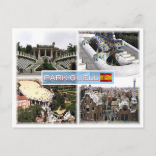 ES Barcelona - Park Guell Postkarte