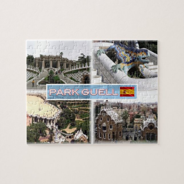 ES - Barcelona - Park Guell Puzzle (Horizontal)