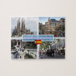 ES Barcelona - Sagrada Familia - Casa Batllo Puzzle
