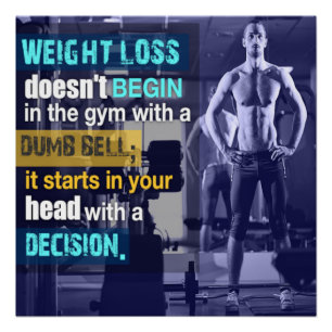 Es beginnt in Ihrem Kopf Motivationsposter Poster