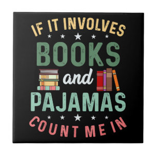 ES BEINHALTET BÜCHER & PYJAMAS ZÄHL MICH DAIN Lust Fliese