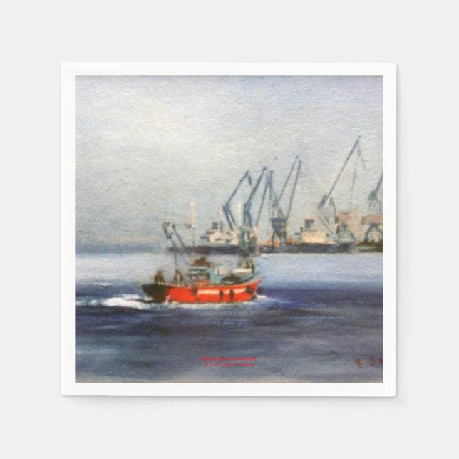 Es bemannt/bemannt/bemannt serviette (Vorderseite)