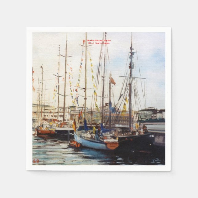 Es bemannt/bemannt/bemannt serviette (Vorderseite)