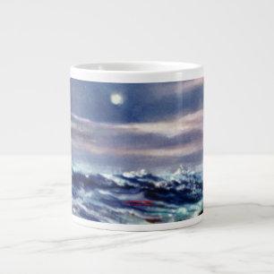 Es bemannt/bemannt/Seascape Jumbo-Tasse