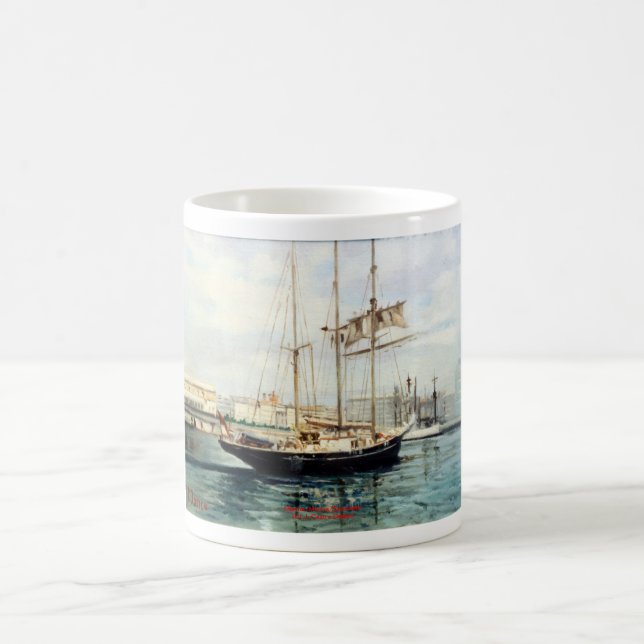 Es bemannt/bemannt/Seascape Kaffeetasse (Mittel)