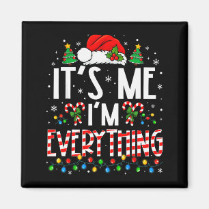 Es bin ich, ich bin alles Lustige Weihnachten pass Magnet