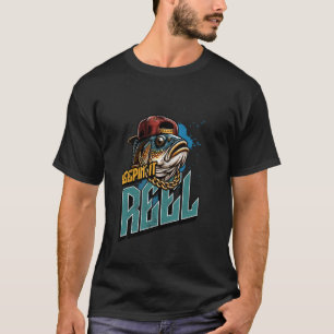 Es bleibt lustig cool Männer Angeln Fischer  T-Shirt
