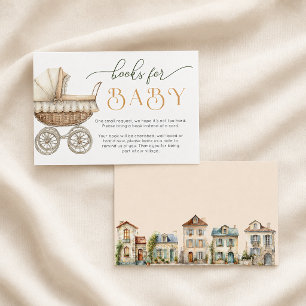Es braucht ein Dorf Baby Shower – Cottage Village Begleitkarte