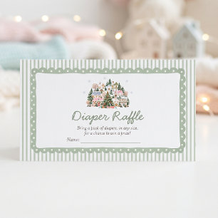 Es Braucht Ein Dorf Baby Shower Windel Raffle Begleitkarte