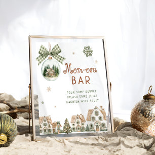 Es braucht ein Dorf Neutrales Babyshower Mom-osa-B Poster