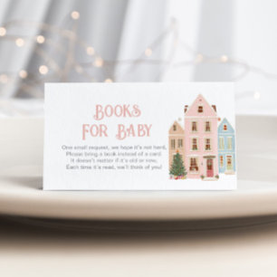 Es braucht ein Dorf Rosa Häuser Bücher für Baby Begleitkarte