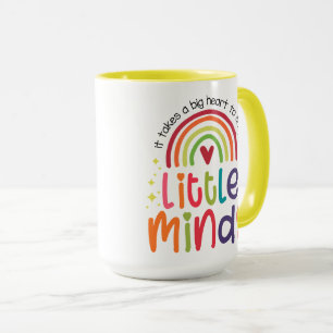 Es braucht ein großes Herz, um kleine Geister zu f Tasse